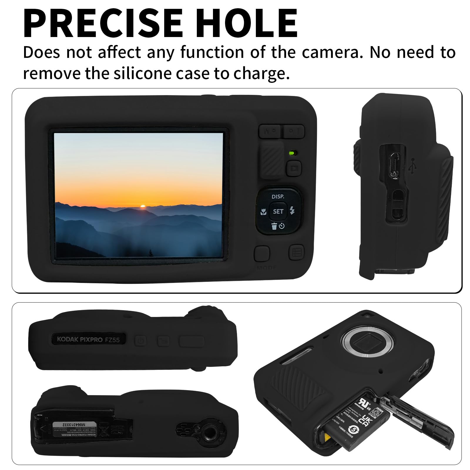 Amazon.co.jp: Kodak PIXPRO FZ55用イージーフードカメラケース